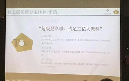 传足3亿大派奖培训近日结束最多可中1000万